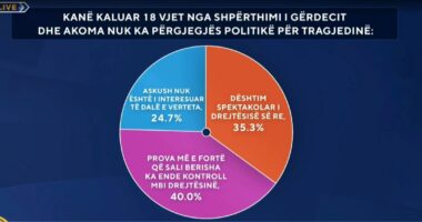 Shpërthimi i Gërdecit, ende asnjë përgjegjës politik/ 40% e shqiptarëve: Berisha ka ende kontroll mbi drejtësinë