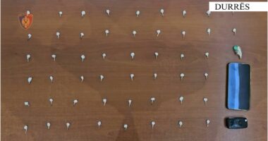 Shiste kokainë të ndarë në doza/ Durrës, arrestohet 36 vjeçari