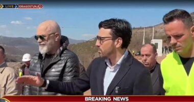 Hapja e rrugës Librazhd-Prrenjas/ Kryeministri Rama inspekton devijimin provizor
