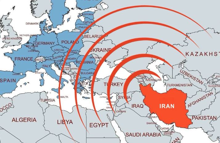 Izraeli publikon hartën e rrezes së raketave të Iranit  Mund të arrijnë deri në Evropë