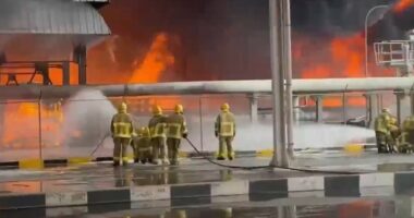 Zjarr në aeroportin kryesor të Kuvajtit, u godit nga dronë iranianë