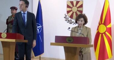 Rutte nga Shkupi: NATO është e përkushtuar për të mbrojtur çdo centimetër të territorit aleat
