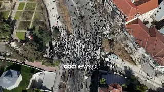 Kërkesa e SPAK për Ballukun/ Protesta para Kuvendit, pamjet me dron, Berisha braktiset nga mbështetësit