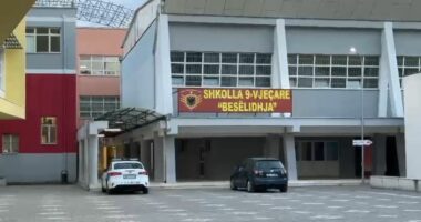 Grabitet shkolla Besëlidhja në Lezhë/ Dyshohet se janë marrë dokumenta, kompjuter dhe pajisja DVR e kamerave