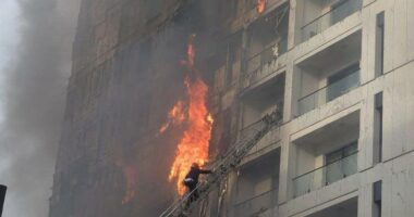 Zjarri në pallatin në Tiranë, mbeten rrënojat/ Ngrihet trupa inspektuese për verifikimin e shkaqeve