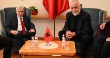 Ali Ahmeti takohet me Ramën: Folëm për forcimin e bashkëpunimit ndërshqiptar