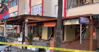 Shpërthimi dëmton bizneset/ Lezhë, panik tek banorët. Dëme edhe në makina dhe dritare