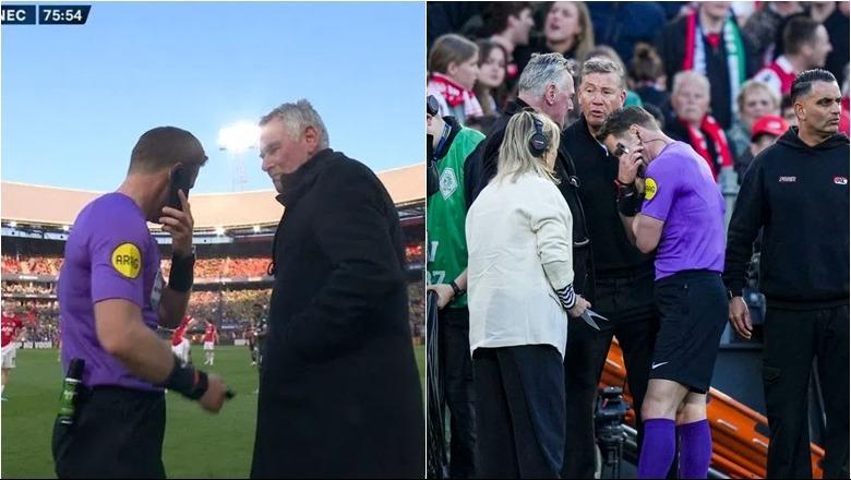 Arbitri në telefon, ndërpritet sfida/ Një ngjarje e pazakontë në finalen e Kupës së Holandës