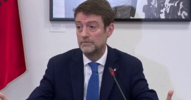 Protesta e studentëve në RMV/ Hoxha: Gjuha shqipe e drejtë kushtetuese dhe e padiskutueshme. Çështja mos politizohet