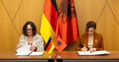 Shqipëri-Gjermani nënshkruajnë Protokollin e Bashkëpunimit 2026–2028/ 29 mln euro mbështetje për zhvillim, energji dhe integrim në BE