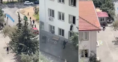Disa kërcyen nga dritaret, pamje të kaosit të krijuar nga të shtënat që lanë 4 të vdekur dhe të tjerë të plagosur në një shkollë në Turqi