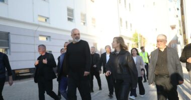 Dibër/ Kryeministri Edi Rama inspektim në konviktin e ri të shkollës së mesme profesionale ‘Nazmi Rushiti’