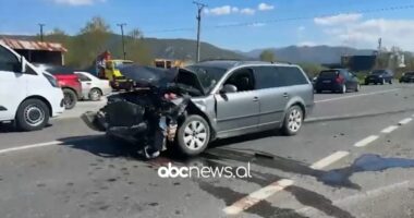 Aksident në Lezhë-Milot, përplasen dy automjete/ Raportohet për të plagosur