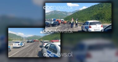 Aksidenti i katërfishtë në aksin Librazhd-Elbasan, bllokohet qarkullimi! 3 ambulanca dhe 2 mjete zjarrfikëse në vendngjarje