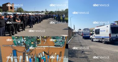 Mjete të improvizuara prerëse, kabuj e drogë/ Çfarë u zbulua gjatë kontrolleve në burgun e Peqinit?! Transferohen 2 të dënuar me burg përjetë