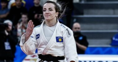 Krasniqi, kampione e Europës/ Xhudistja e shquar e Kosovës fiton medaljen e katërt të artë