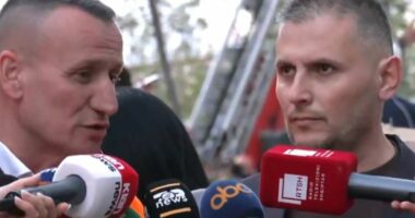 Tiranë, flakët përfshijnë pallatin/ Arben Cara: Flakët janë nën kontroll, kemi bërë të mundur lokalizimin e zjarrit