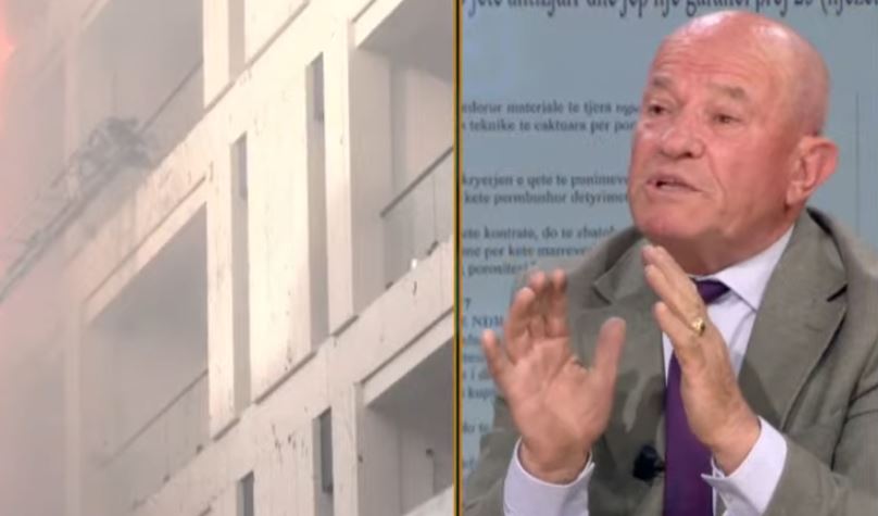  Zjarri vë në dyshim stabilitetin e strukturës   Meçe  Në Shqipëri s ka ekspertizë për materialet që përdoren për fasada