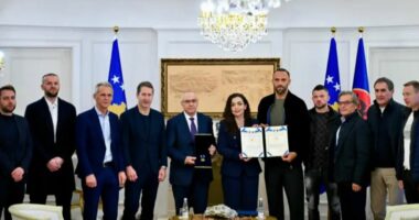 Medalje Presidenciale për “Dardanët”/ Osmani: Na përfaqësuan denjësisht në arenën ndërkombëtare