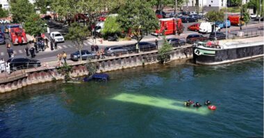 E pazakontë!/ Autobusi bie në lumin Sena, shpëtohen pasagjerët