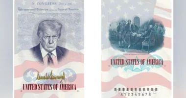 SHBA planifikon pasaporta të reja për 250-vjetorin e pavarësisë, përfshihet imazhi i Donald Trump