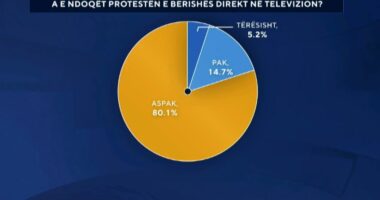 Protesta e opozitës/ Zhgënjejnë shifrat, sondazhi: 80 për qind e të anketuarve nuk e kanë parë fare protestën