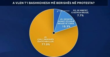 Protesta e opozitës/ Sondazhi: 77 për qind refuzojnë t’i bashkohen, mendojnë se cikli i Berishës është mbyllur!