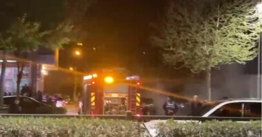 Digjen dy automjete në zonën Transballkanike në Vlorë, dyshohet për zjarrvënie