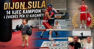 I paparë/ E rrëzoi rivalin për 35 sekonda! 14-vjeçari shqiptar që po trondit ringun në Zvicër