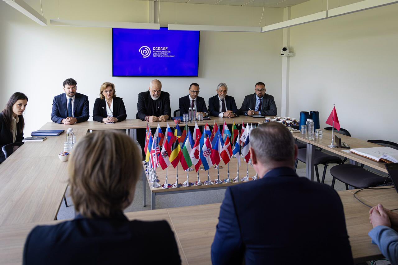 Shqipëria  anëtare e Qendrës së Ekselencës për Mbrojtjen Kibernetike  Rama në Estoni  Një nga strukturat më të rëndësishme të Aleancës për sigurinë