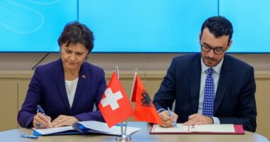 Projekti i vlerësimit të dëmtimeve në ndërtesa, firmoset marrëveshja mes Shqipërisë dhe Zvicrës
