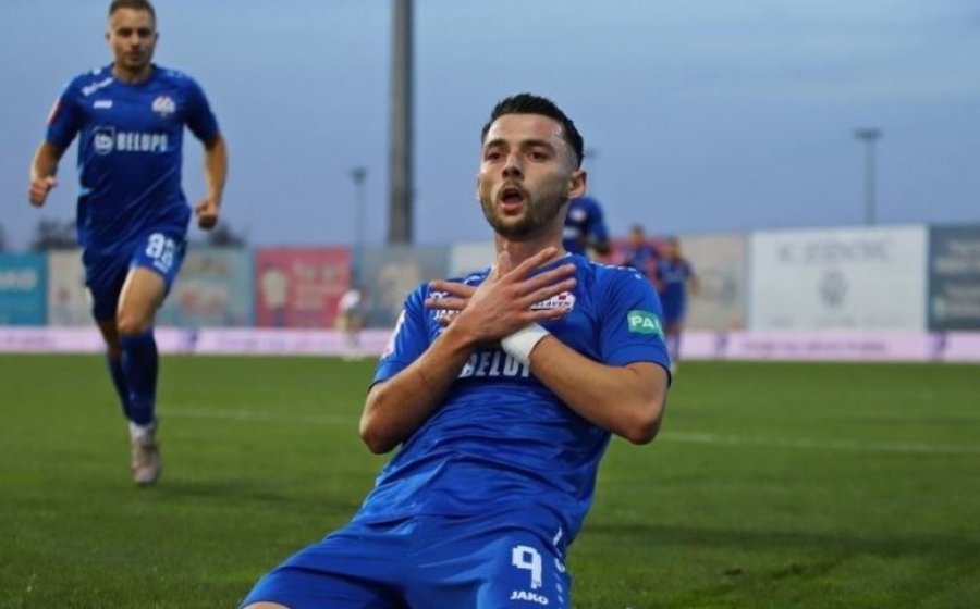 Hoxha  numër 4 në Kroaci  Futbollisti i kombëtares  një nga më të mirët këtë sezon