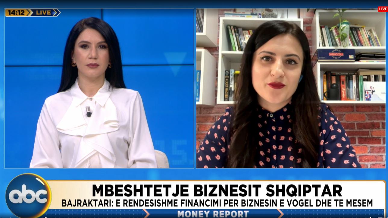 Mbështetje biznesit shqiptar  Konsulentja për  Money Report   Financimet  të rëndësishme për shtimin e vendeve të punës