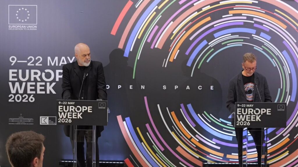  Forcim i shtetit të së drejtës   Dita e Europës  Gonzato  Zgjerimi në BE  projekt i të gjithë Shqipërisë