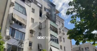 Tiranë/ Përfshihet nga flakët një apartament në zonën e ‘Komunës së Parisit’
