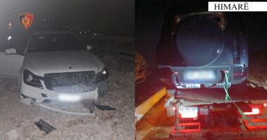 Vlorë, arrestohen dy të rinjtë/ Tentuan të grabisnin një automjet, 17 vjeçarja përplasi …