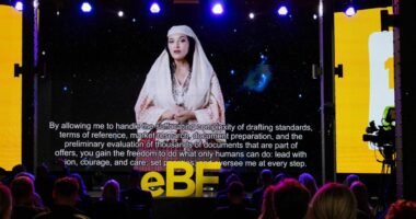 Festivali i eBF në Çeki/ Ministrja “Diella” prezanton reformën e Shqipërisë për IA në Prokurimet Publike