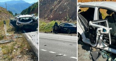 Aksident i rëndë në Rrugën e Arbërit, një viktimë dhe dy të plagosur