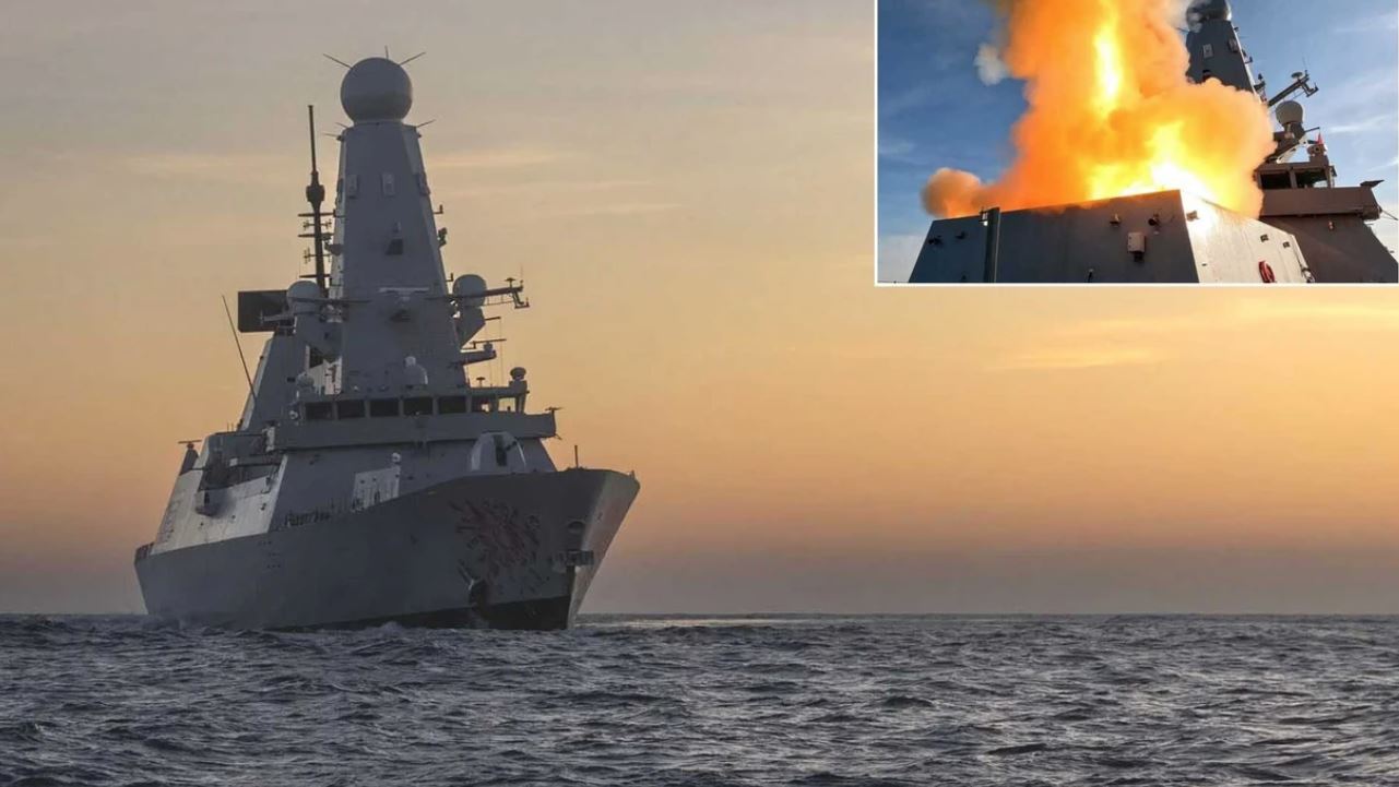 Anija luftarake britanike HMS Dragon niset drejt Lindjes së Mesme