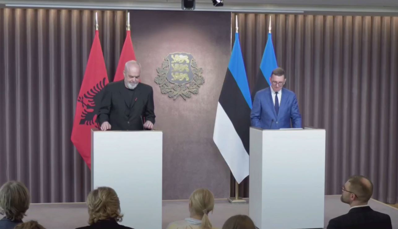  Synojmë të ecim përpara me AI   Rama në Estoni  Presim fazën tjetër të negociatave  faleminderit që mbështesni Shqipërinë