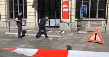 VIDEO/ Sulm me thikë në një stacion treni në Zvicër, tre të plagosur, arrestohet autori