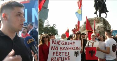 Protesta për gjuhën shqipe në RMV, “vjen” në Shqipëri/ Studentët: Nuk do të ndalemi derisa të pranohet kërkesa!