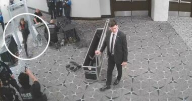 Sulmi ndaj Trump, video e re/ Autori vrapon përmes sigurisë me armë drejt sallës së eventit me gazetarë