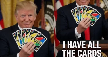 Trump i çon mesazh Iranit me “UNO”: Të gjitha kartat i kam unë
