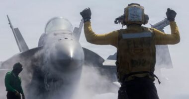 Forcat amerikane pengojnë raketa dhe dronë iranianë