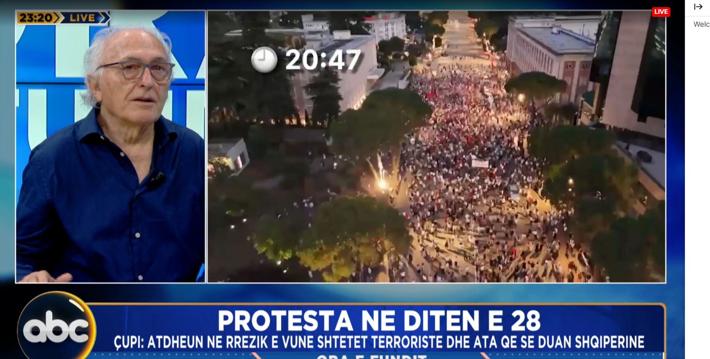 Protesta në ditën e 28  Çupi  Është fund e krye politike  Atdheu u vu në rrezik nga shtete terroriste
