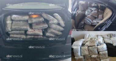 Kapen 110 kg marijuanë në Igumenicë/ Detaje, droga u nis nga fshatrat e Sarandës. Transportuesi, shtetas turk