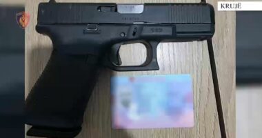 Qarkullonte i armatosur, arrestohet në rrethrrotullimin e Rinasit 31-vjeçari nga Lezha