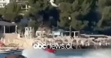 VIDEO/ Humbi jetën 20-vjeçari, momenti kur mjeti lundrues në Ksamil përplaset me skafin e Policisë Kufitare