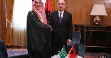 Presidenti Bajram Begaj pret ambasadorin e ri të Arabisë Saudite në Shqipëri
